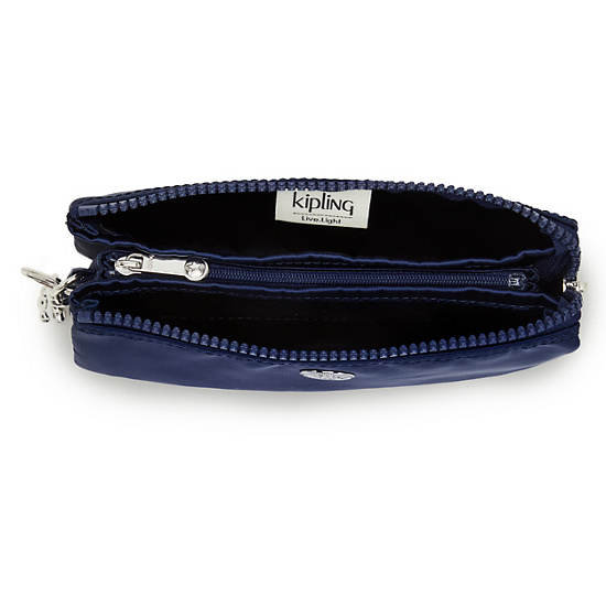 Bolsas Kipling Creativity Large Classic Pouch Azules | MX 2074RV